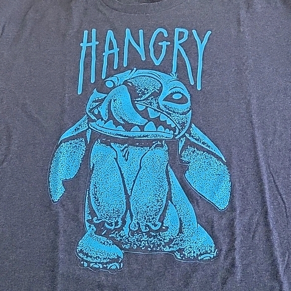 Disney Stitch Hangry Short Sleeve Tee 💙 - Picture 1 of 7